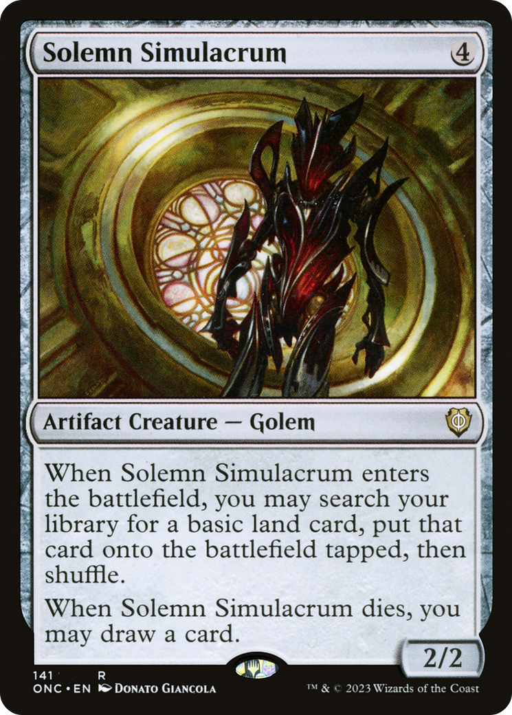 Solemn Simulacrum [Phyrexia: All Will Be One Commander] | Fandemonia Ltd