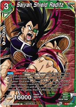 Saiyan Shield Raditz (Winner Stamped) (P-326) [Tournament Promotion Cards] | Fandemonia Ltd