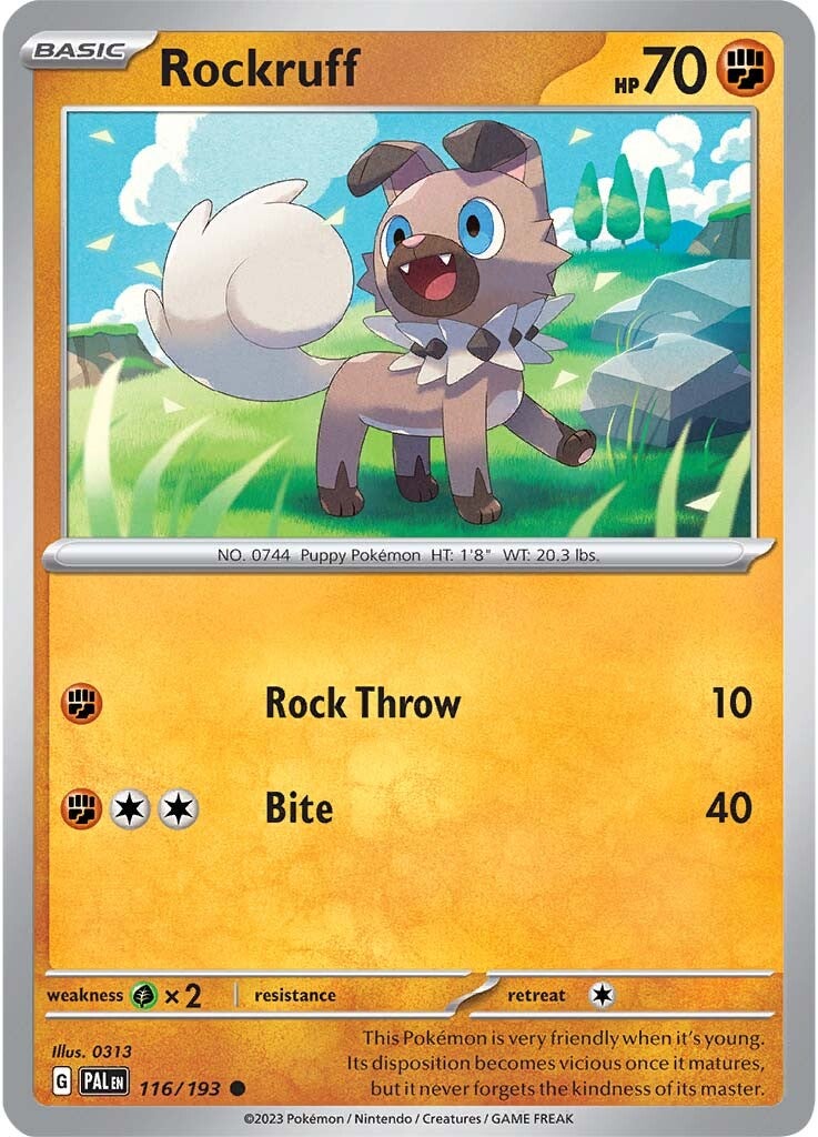 Rockruff (116/193) [Scarlet & Violet: Paldea Evolved] | Fandemonia Ltd