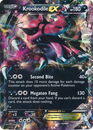 Krookodile EX (XY25) (Jumbo Card) [XY: Black Star Promos] | Fandemonia Ltd