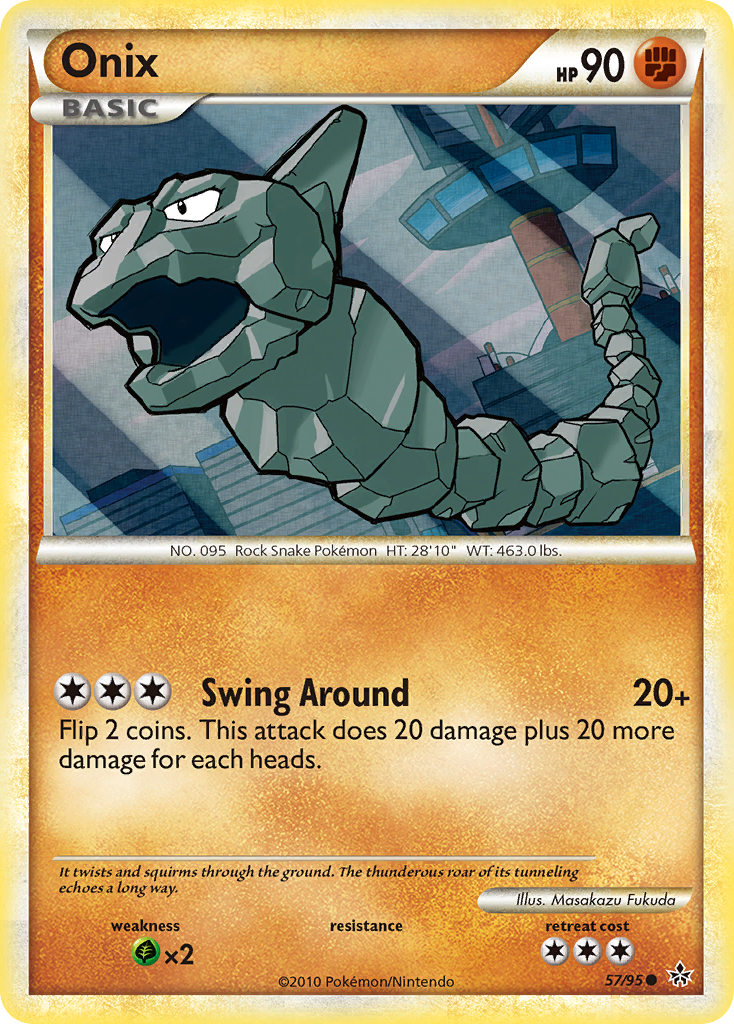 Onix (57/95) [HeartGold & SoulSilver: Unleashed] | Fandemonia Ltd