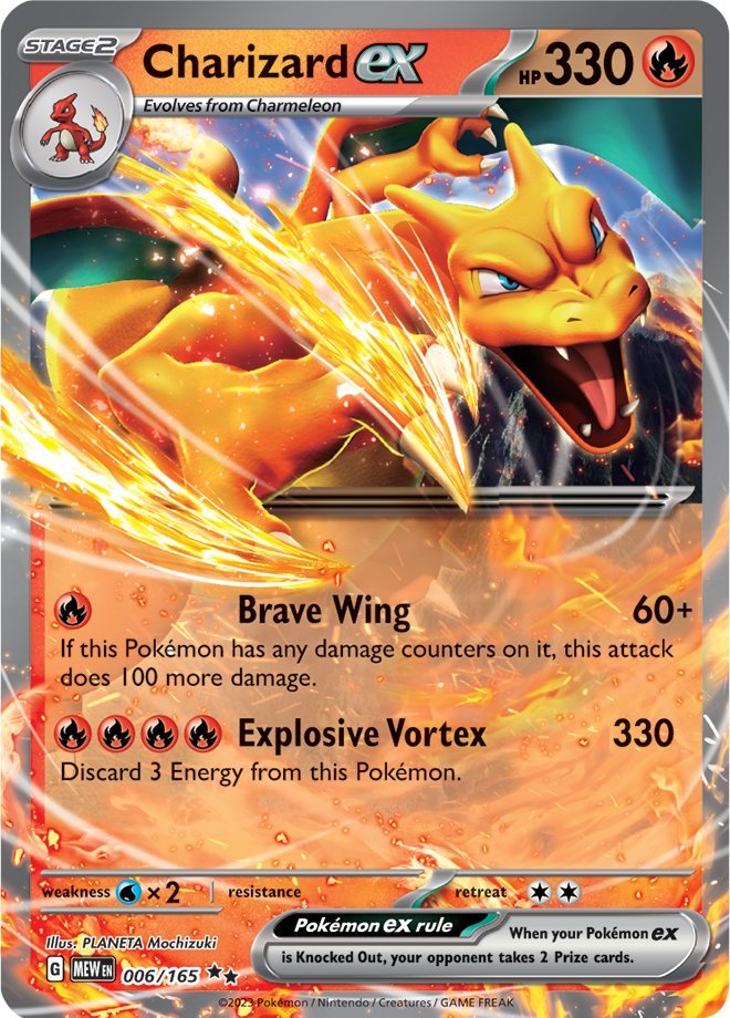 Charizard ex (006/165) [Scarlet & Violet 151] | Fandemonia Ltd