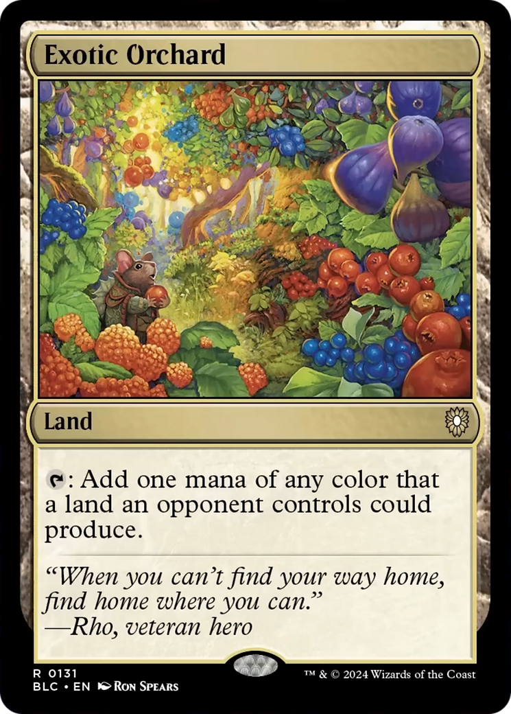 Exotic Orchard [Bloomburrow Commander] | Fandemonia Ltd