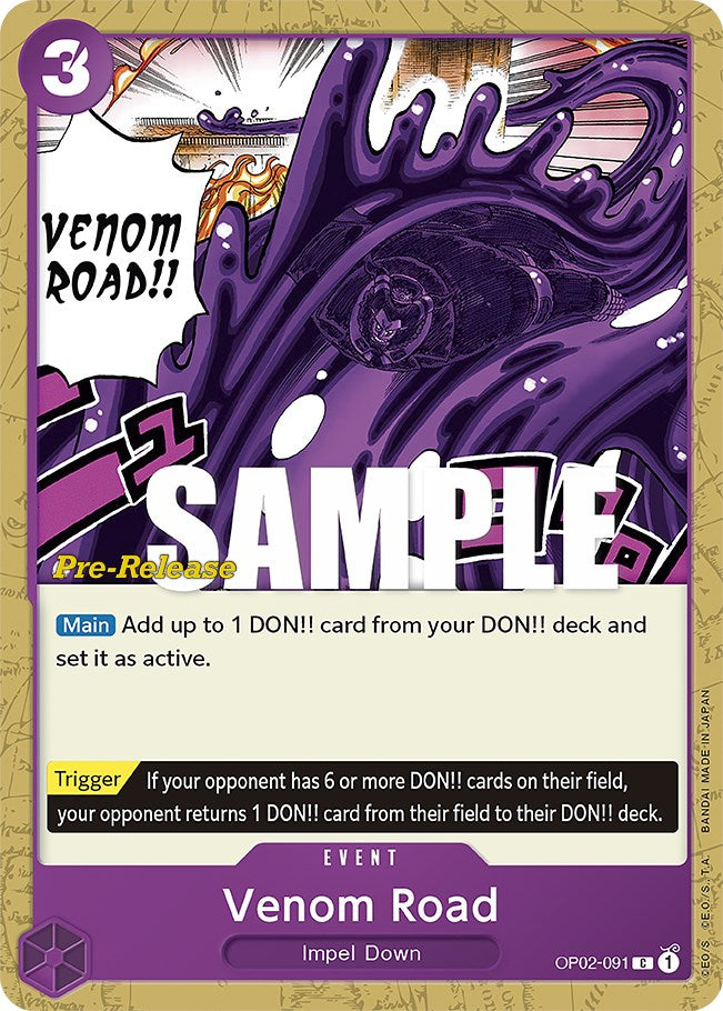 Venom Road [Paramount War Pre-Release Cards] | Fandemonia Ltd