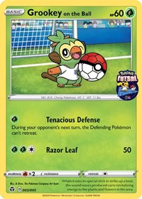 Grookey on the Ball (003/005) [Miscellaneous Cards] | Fandemonia Ltd