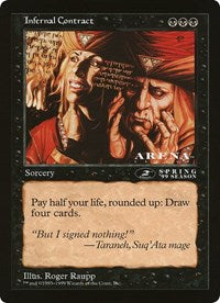 Infernal Contract (Oversized) [Oversize Cards] | Fandemonia Ltd