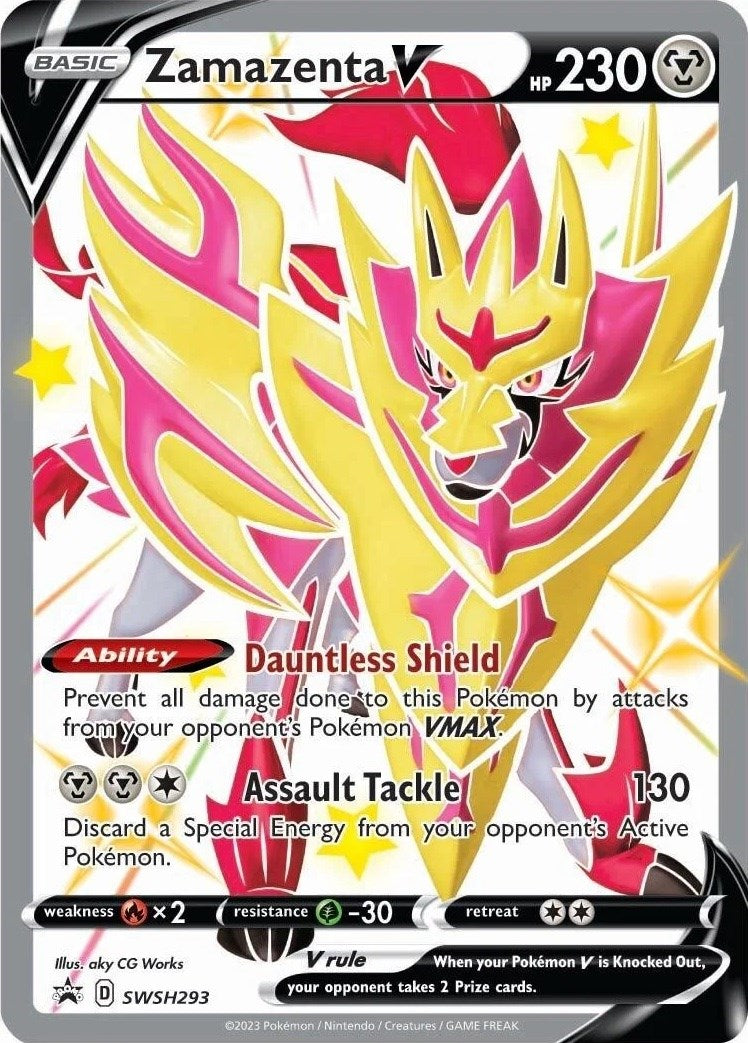 Zamazenta V (SWSH293) [Sword & Shield: Black Star Promos] | Fandemonia Ltd