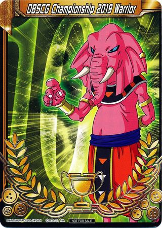 DBSCG Championship 2019 Warrior (Merit Card) - Universe 10 "Rumush" (10) [Tournament Promotion Cards] | Fandemonia Ltd