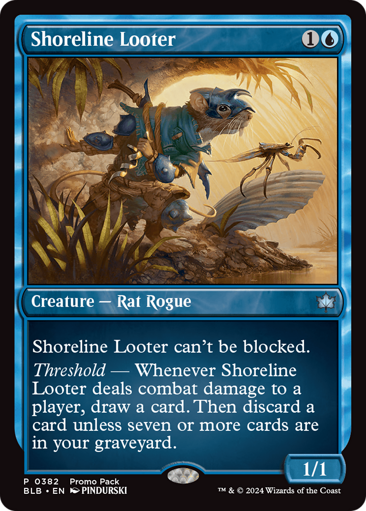 Shoreline Looter [Bloomburrow Promos] | Fandemonia Ltd