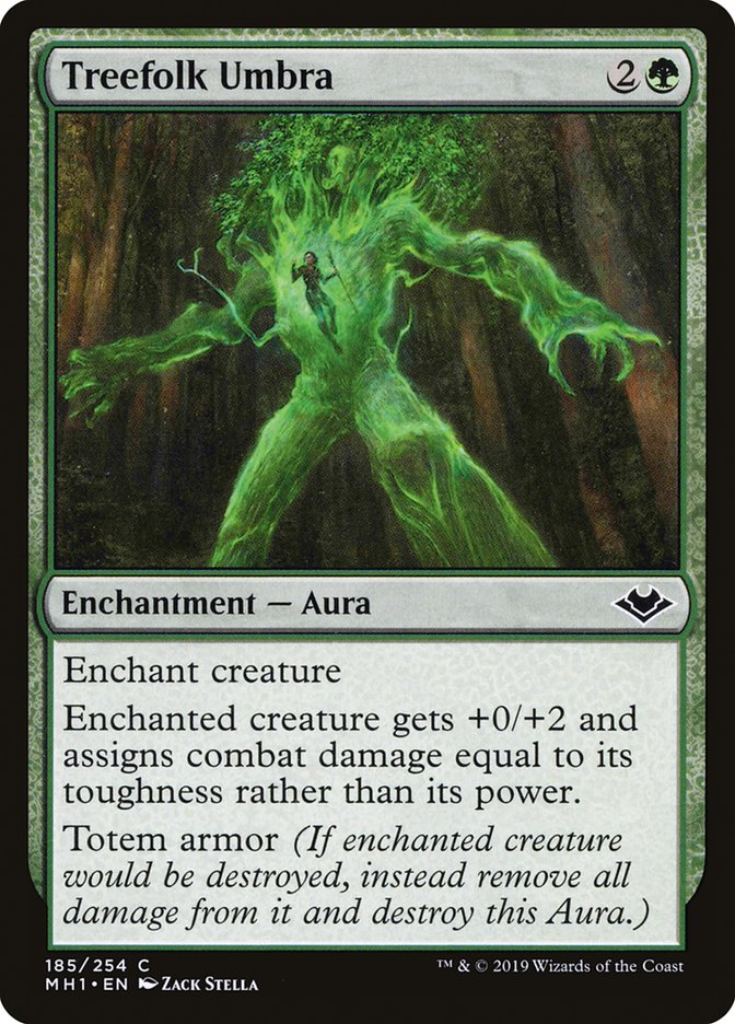 Treefolk Umbra [Modern Horizons] | Fandemonia Ltd