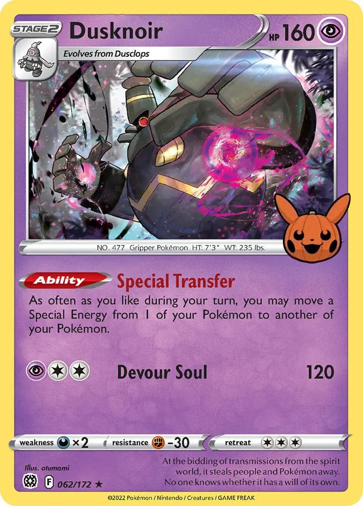 Dusknoir (062/172) [Trick or Trade] | Fandemonia Ltd