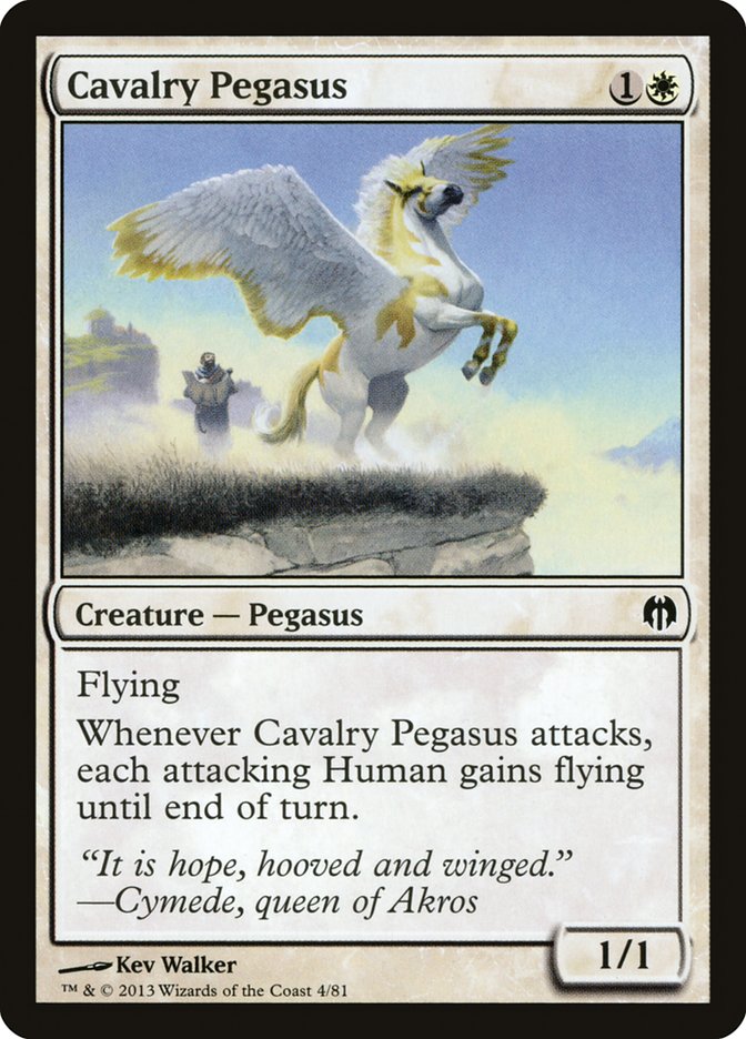 Cavalry Pegasus [Duel Decks: Heroes vs. Monsters] | Fandemonia Ltd