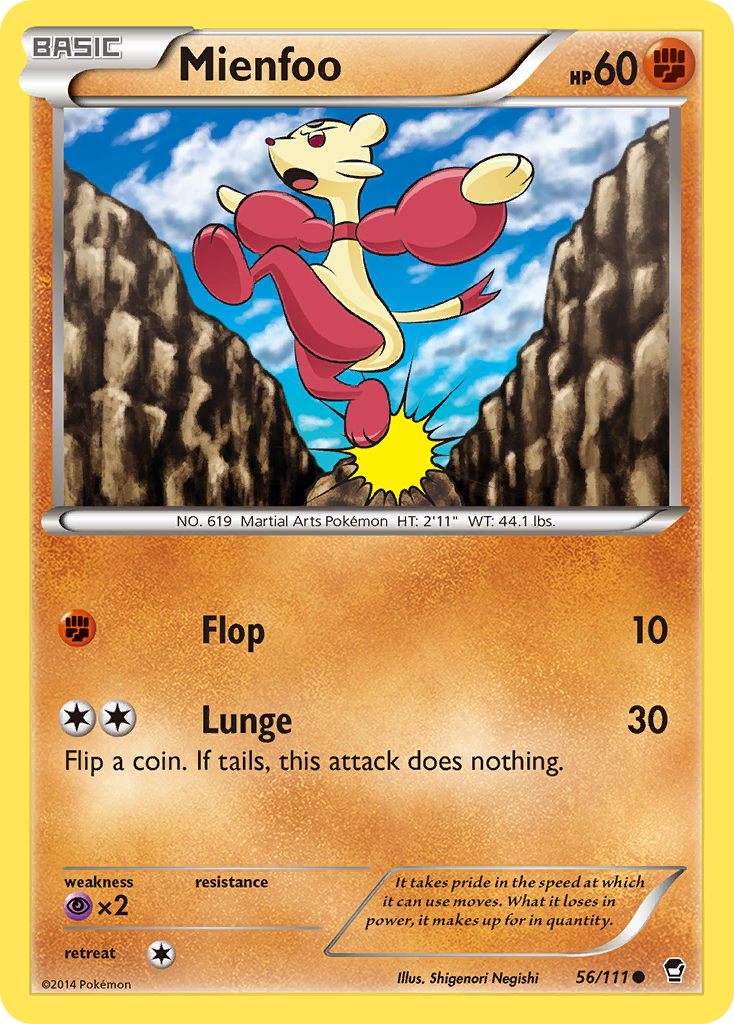 Mienfoo (56/111) [XY: Furious Fists] | Fandemonia Ltd