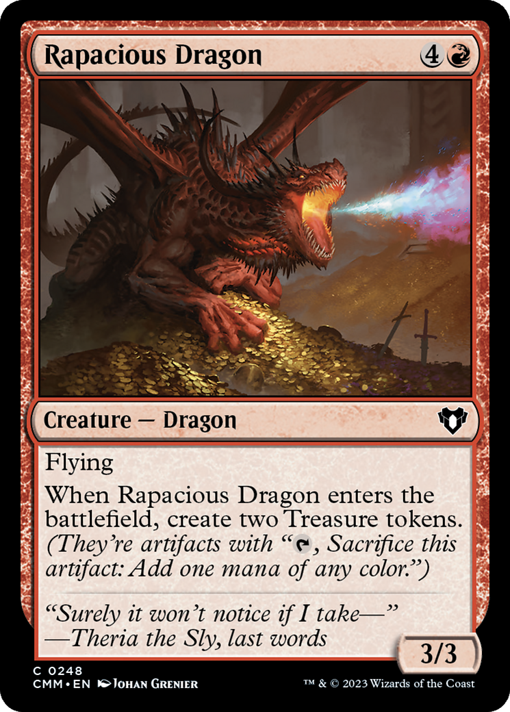 Rapacious Dragon [Commander Masters] | Fandemonia Ltd