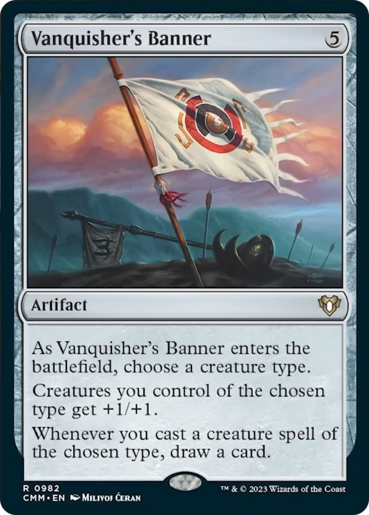 Vanquisher's Banner [Commander Masters] | Fandemonia Ltd