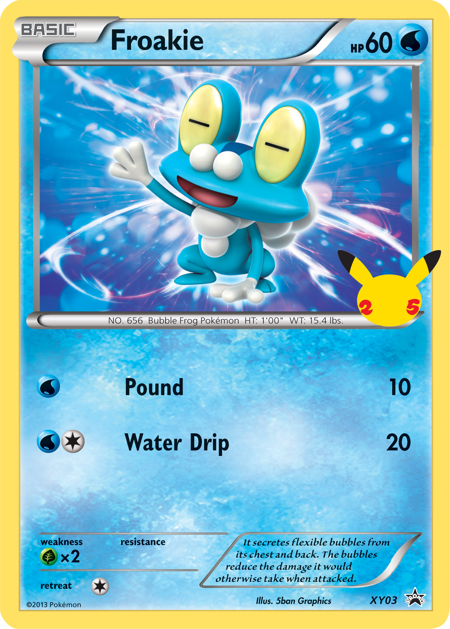 Froakie (XY03) (Jumbo Card) [First Partner Pack] | Fandemonia Ltd