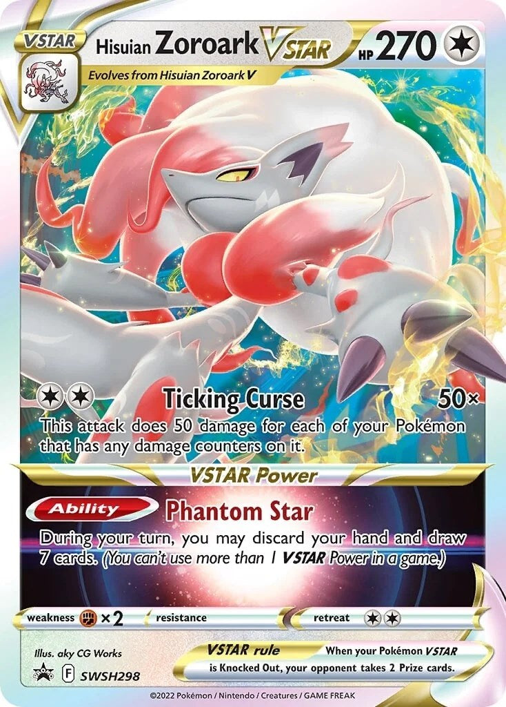 Hisuian Zoroark VSTAR (SWSH298) (Jumbo Card) [Sword & Shield: Lost Origin] | Fandemonia Ltd