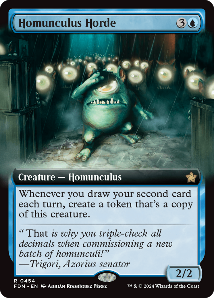 Homunculus Horde (Extended Art) [Foundations] | Fandemonia Ltd