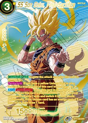 SS Son Goku, Final Sacrifice (SPR) (BT17-093) [Ultimate Squad] | Fandemonia Ltd