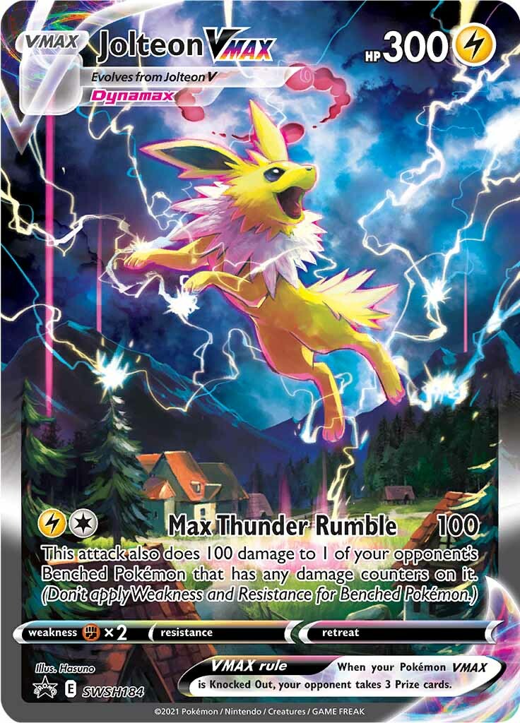 Jolteon VMAX (SWSH184) [Sword & Shield: Black Star Promos] | Fandemonia Ltd