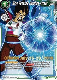 King Vegeta's Surprise Attack (OTAKON 2019) (BT1-079) [Promotion Cards] | Fandemonia Ltd