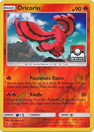 Oricorio (14/145) (League Promo) [Sun & Moon: Guardians Rising] | Fandemonia Ltd