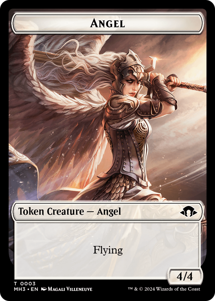 Servo // Angel Double-Sided Token [Modern Horizons 3 Tokens] | Fandemonia Ltd