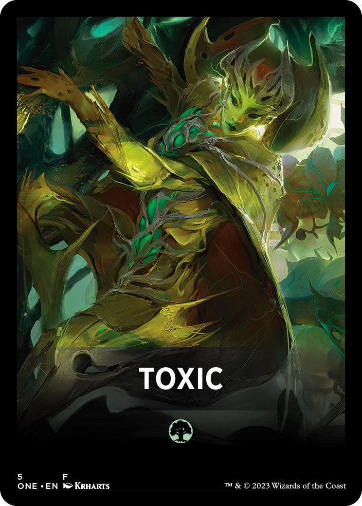 Toxic Theme Card [Phyrexia: All Will Be One Tokens] | Fandemonia Ltd