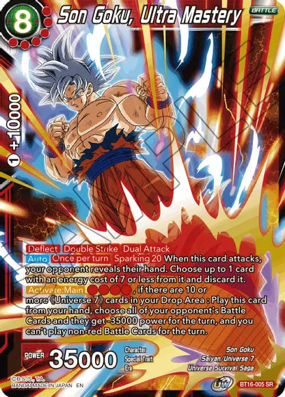 Son Goku, Ultra Mastery (BT16-005) [Realm of the Gods] | Fandemonia Ltd