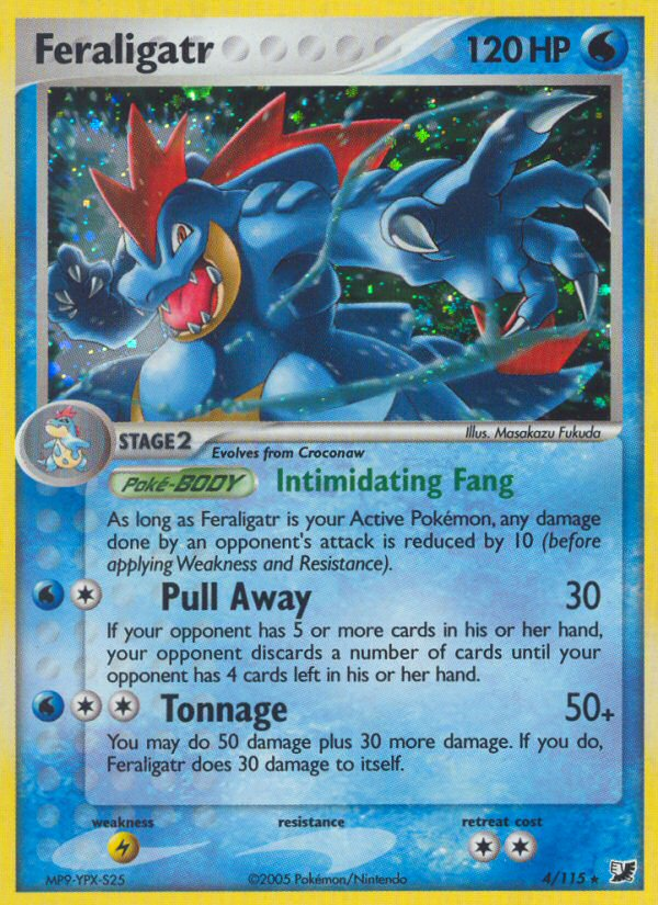 Feraligatr (4/115) [EX: Unseen Forces] | Fandemonia Ltd