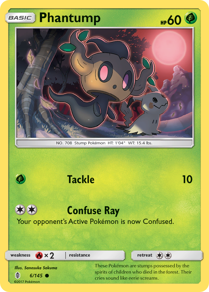 Phantump (6/145) [Sun & Moon: Guardians Rising] | Fandemonia Ltd