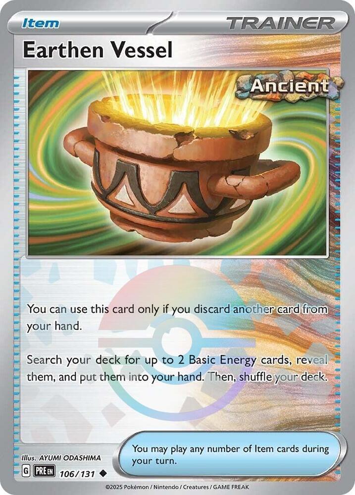 Earthen Vessel (106/131) (Poke Ball Pattern) [Scarlet & Violet: Prismatic Evolutions] | Fandemonia Ltd