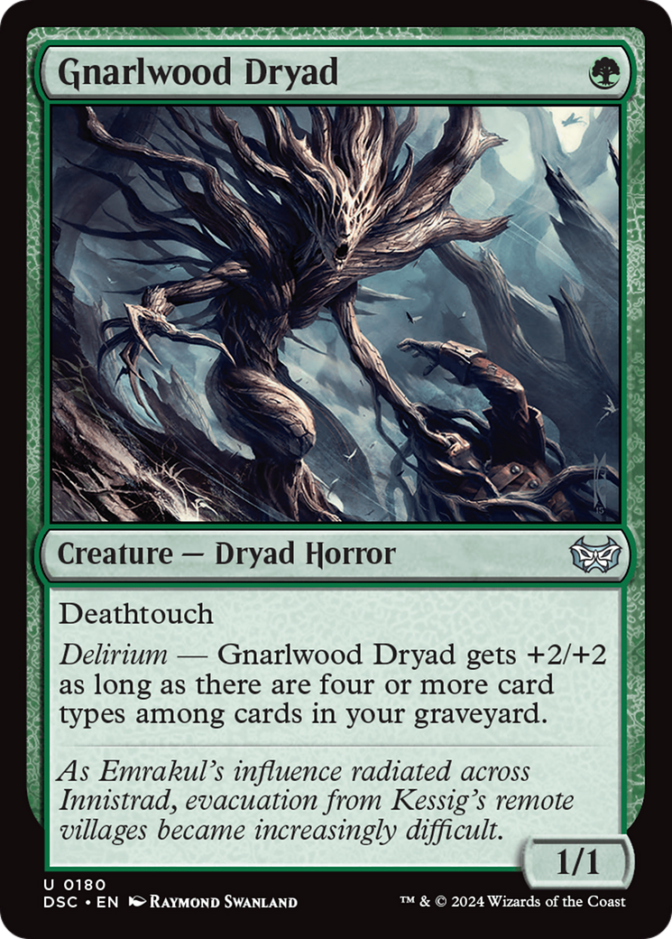 Gnarlwood Dryad [Duskmourn: House of Horror Commander] | Fandemonia Ltd