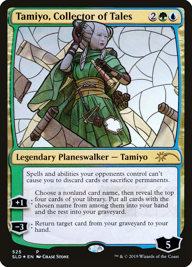 Tamiyo, Collector of Tales (Stained Glass) [Secret Lair Drop Promos] | Fandemonia Ltd