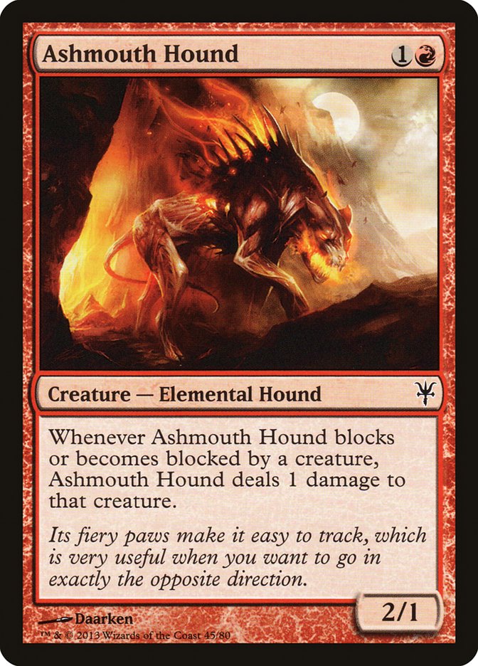 Ashmouth Hound [Duel Decks: Sorin vs. Tibalt] | Fandemonia Ltd