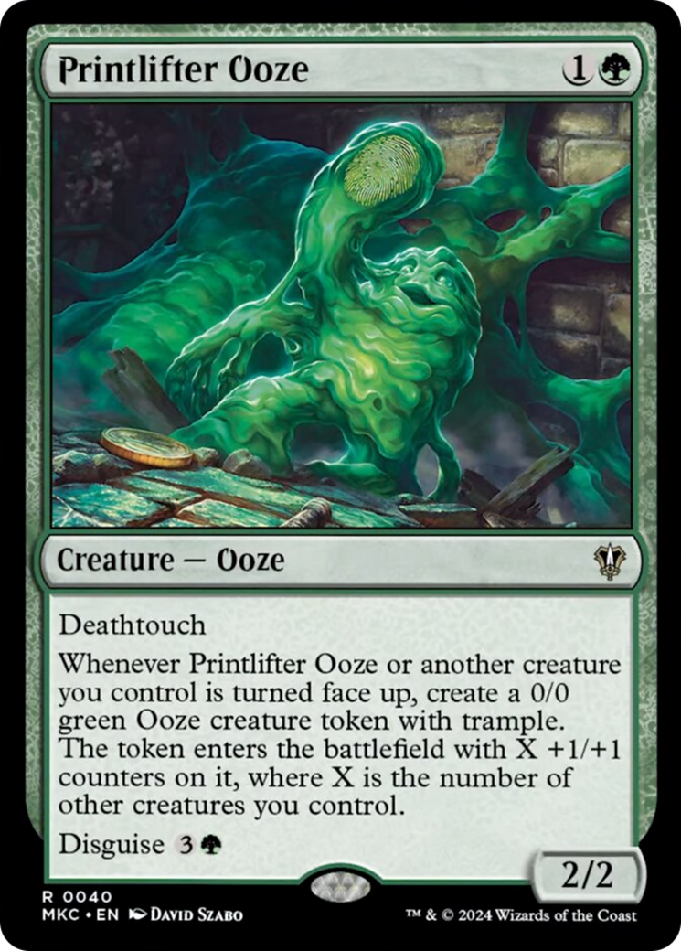 Printlifter Ooze [Murders at Karlov Manor Commander] | Fandemonia Ltd