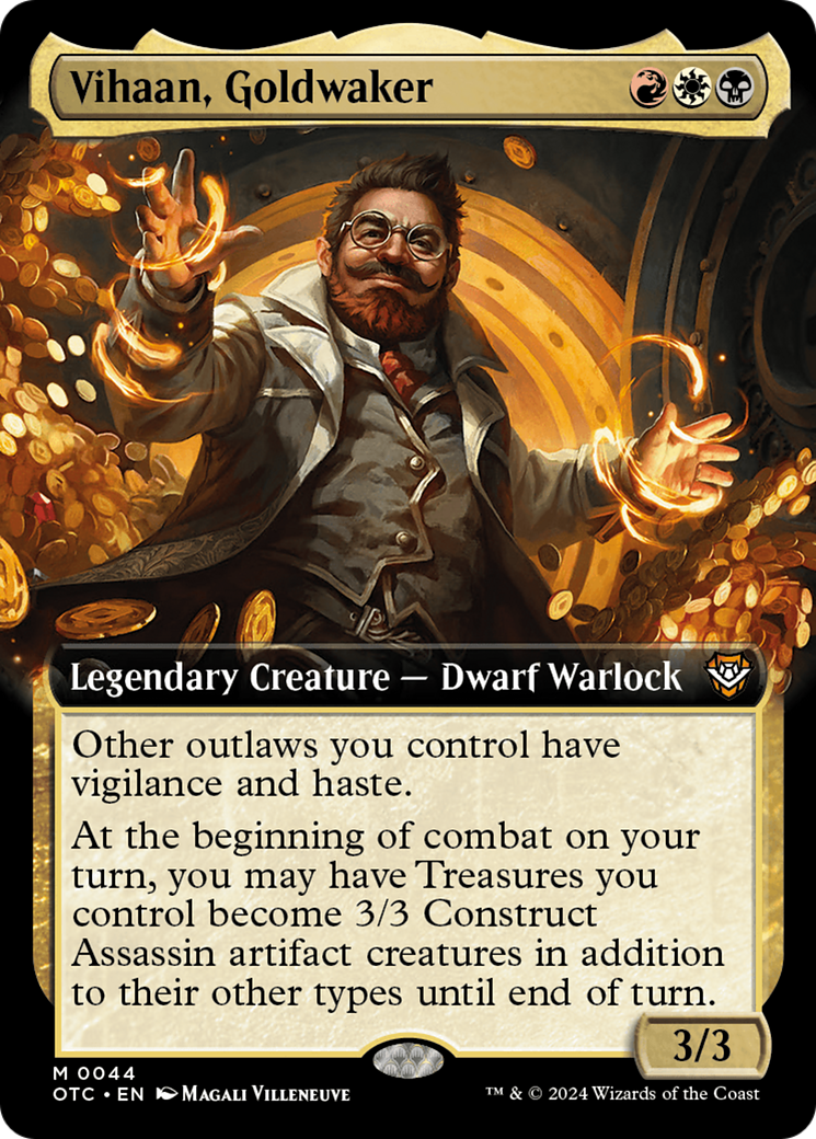 Vihaan, Goldwaker (Extended Art) [Outlaws of Thunder Junction Commander] | Fandemonia Ltd