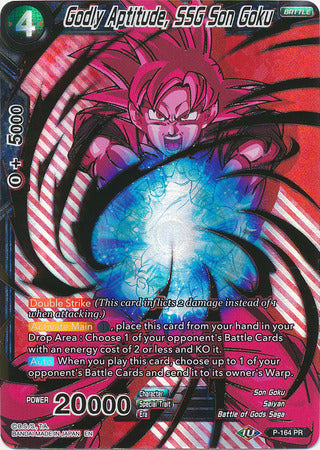 Godly Aptitude, SSG Son Goku (P-164) [Promotion Cards] | Fandemonia Ltd