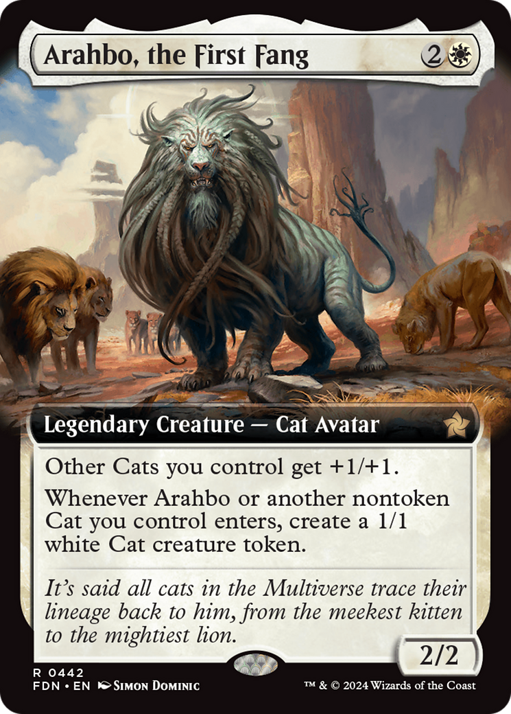 Arahbo, the First Fang (Extended Art) [Foundations] | Fandemonia Ltd