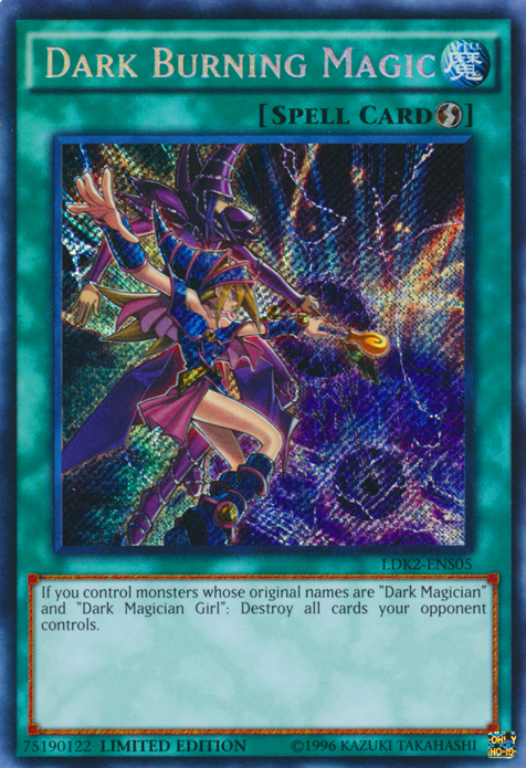 Dark Burning Magic [LDK2-ENS05] Secret Rare | Fandemonia Ltd