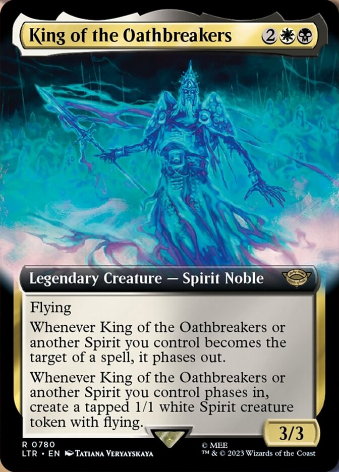 King of the Oathbreakers (Extended Art) (Surge Foil) [The Lord of the Rings: Tales of Middle-Earth] | Fandemonia Ltd