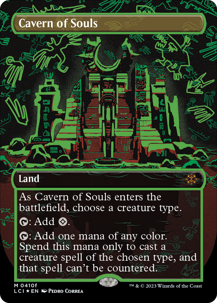 Cavern of Souls (0410f) (Borderless) [The Lost Caverns of Ixalan] | Fandemonia Ltd