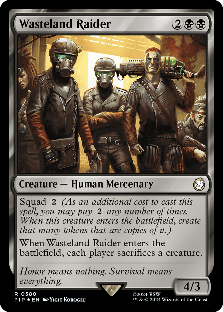 Wasteland Raider (Surge Foil) [Fallout] | Fandemonia Ltd