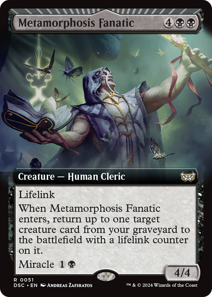 Metamorphosis Fanatic (Extended Art) [Duskmourn: House of Horror Commander] | Fandemonia Ltd