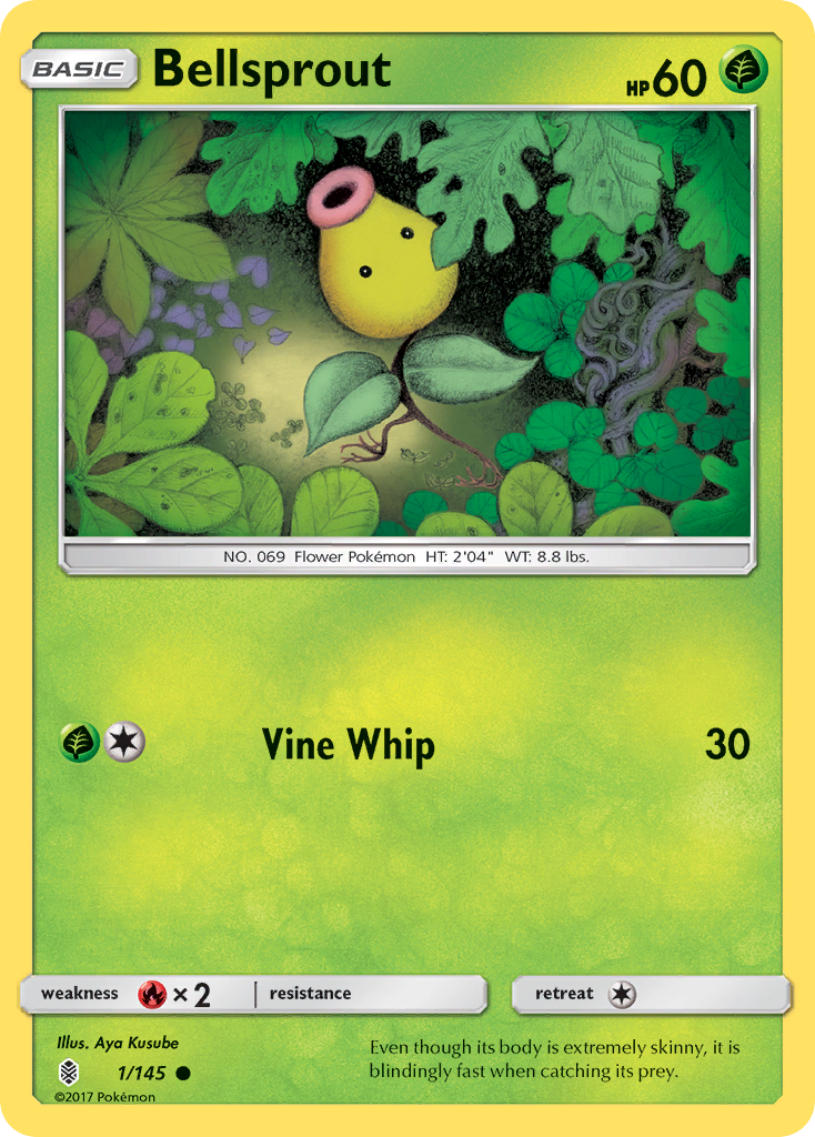 Bellsprout (1/145) [Sun & Moon: Guardians Rising] | Fandemonia Ltd