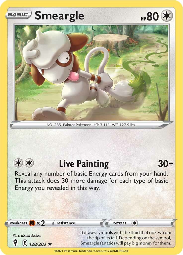 Smeargle (128/203) [Sword & Shield: Evolving Skies] | Fandemonia Ltd