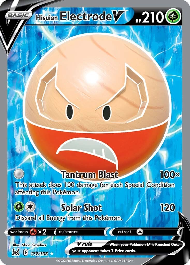 Hisuian Electrode V (172/196) [Sword & Shield: Lost Origin] | Fandemonia Ltd