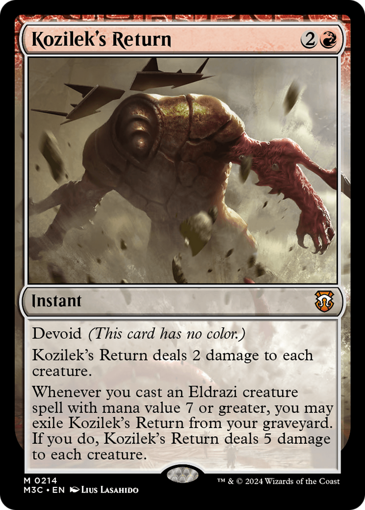 Kozilek's Return (Ripple Foil) [Modern Horizons 3 Commander] | Fandemonia Ltd