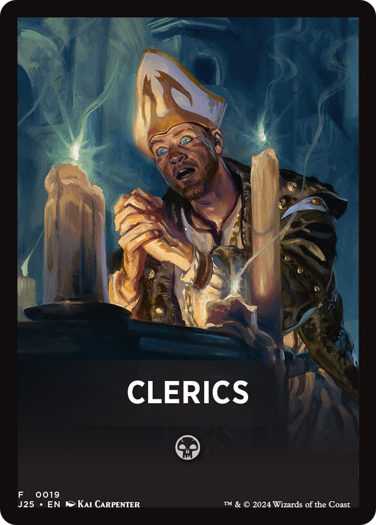 Clerics Theme Card [Foundations Jumpstart Front Cards] | Fandemonia Ltd