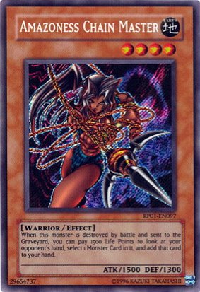 Amazoness Chain Master [RP01-EN097] Secret Rare | Fandemonia Ltd